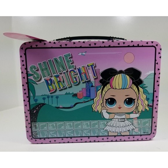 LOL Surprise XL Lunch Box Carry All Tin- The Tin Box Company Kids school - Picture 1 of 8